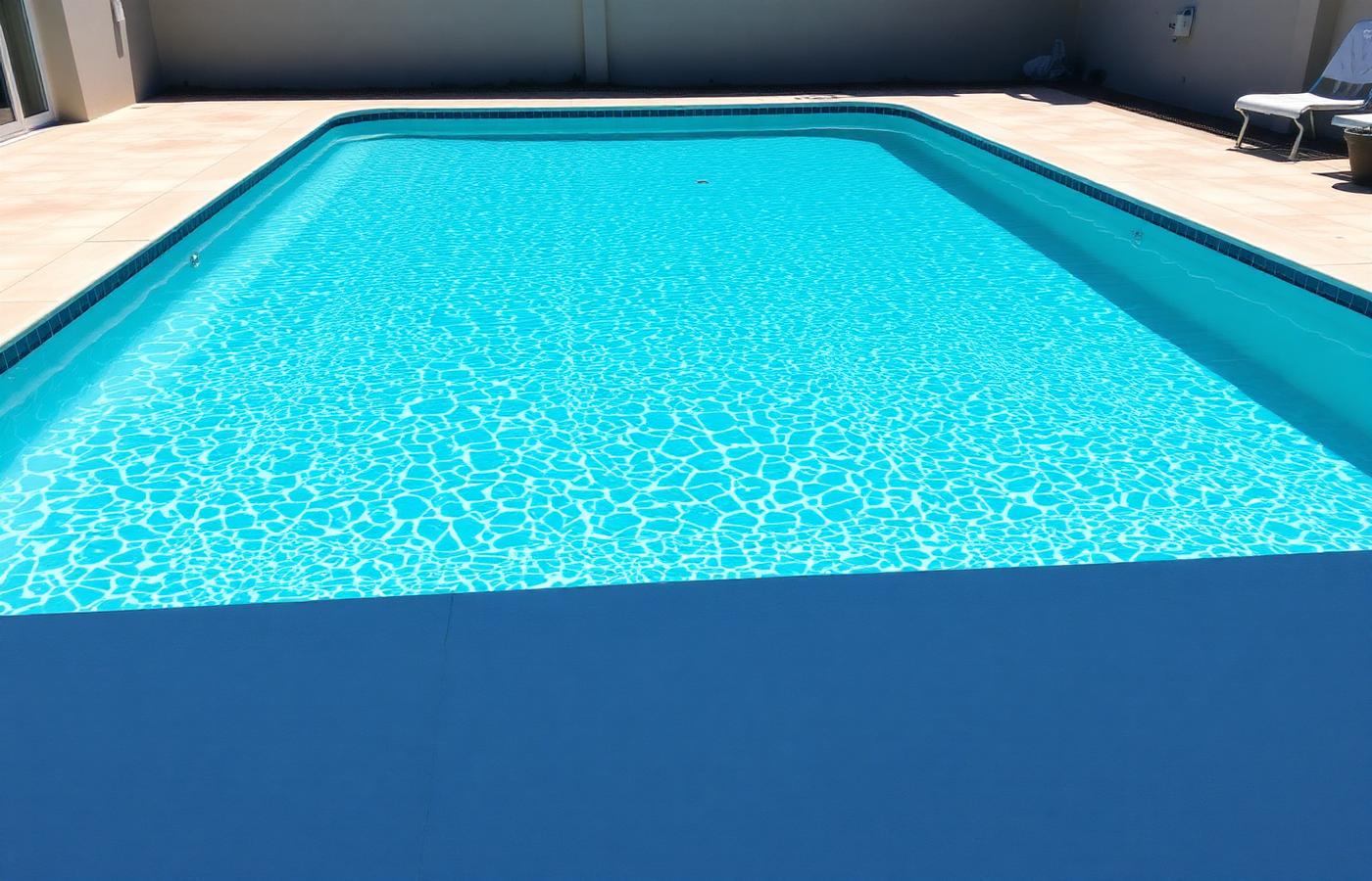 After professional pool cleaning